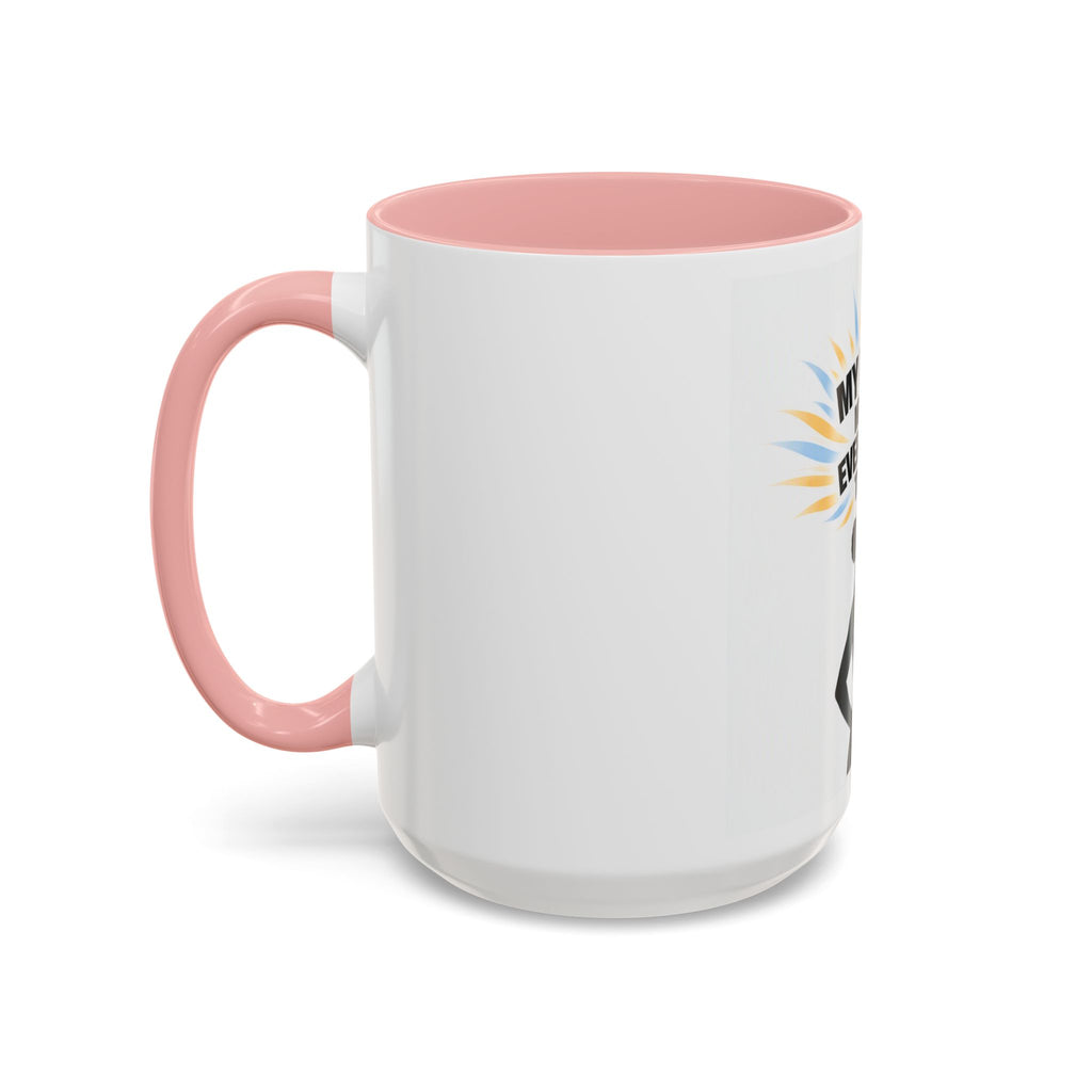 My Peace Means Everything to Me Accent Coffee Mug — Inspirational Self-Care Ceramic Mug