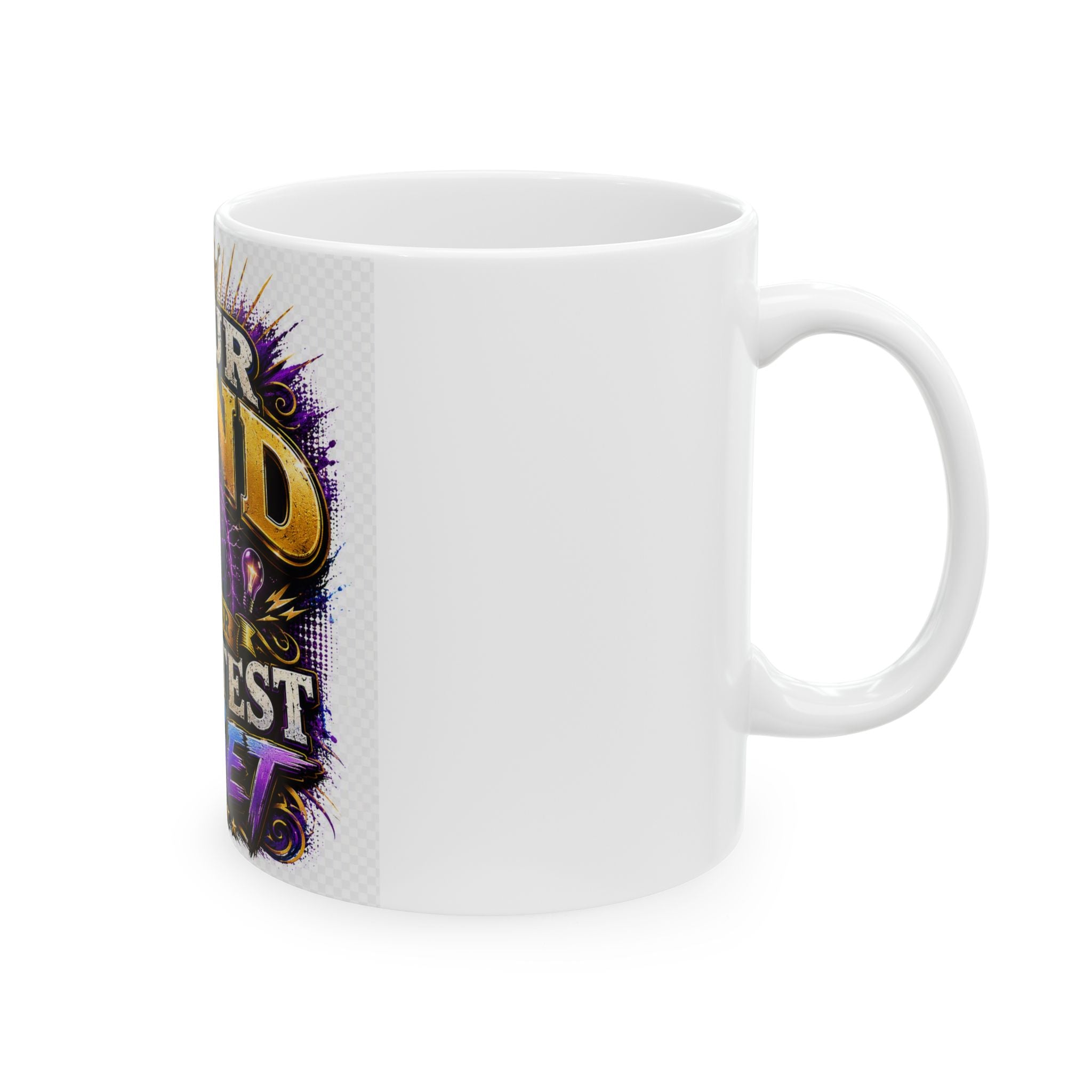Inspirational Coffee Mug — "Your Mind Is Your Greatest Asset" Motivational Ceramic Cup (11oz/15oz)