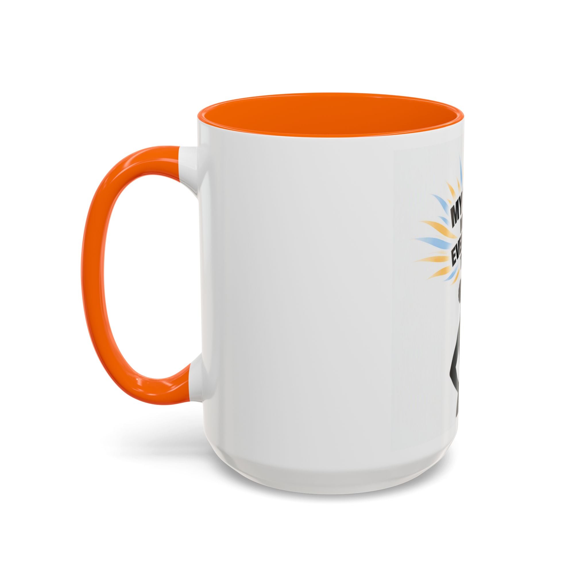 My Peace Means Everything to Me Accent Coffee Mug — Inspirational Self-Care Ceramic Mug