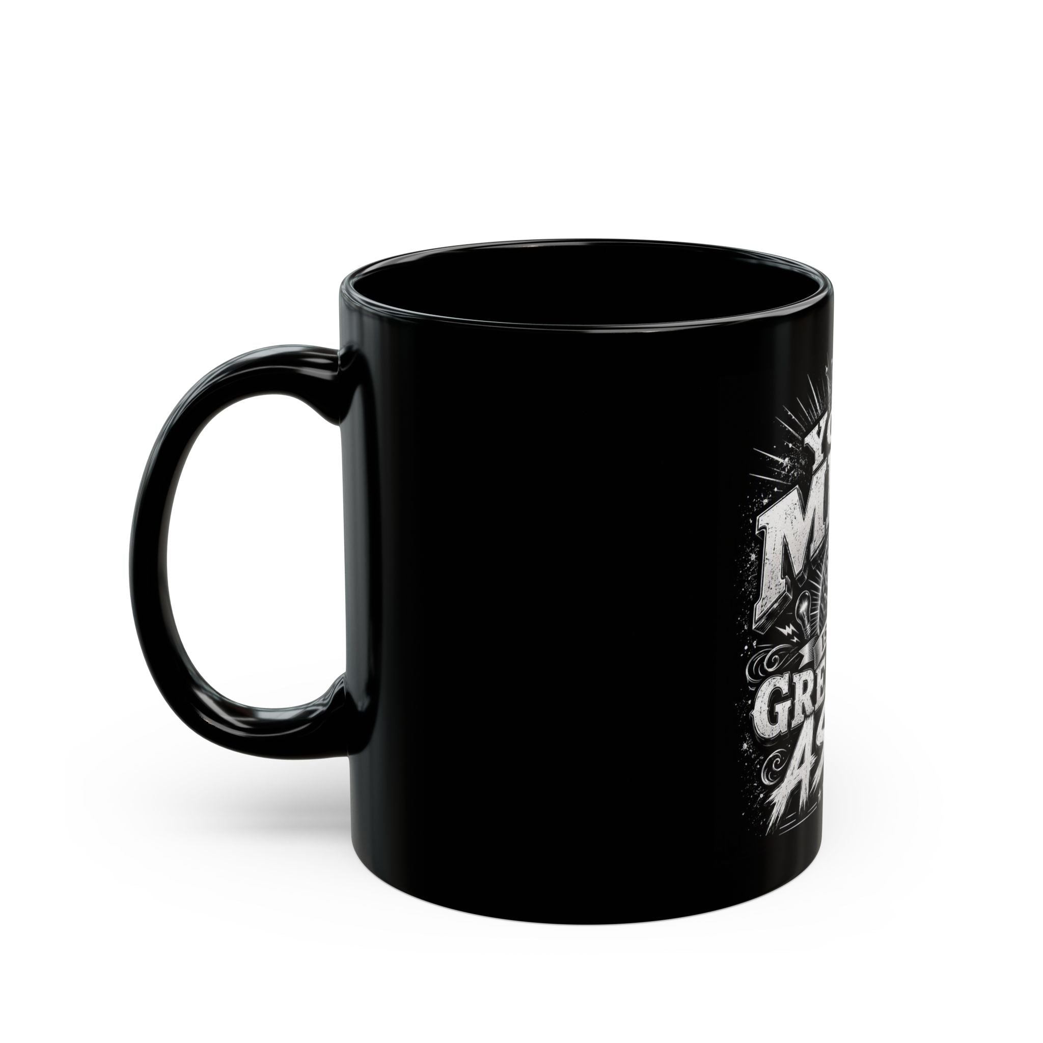 Inspirational Black Mug - "Your Mind Is Your Greatest Asset" Coffee Cup