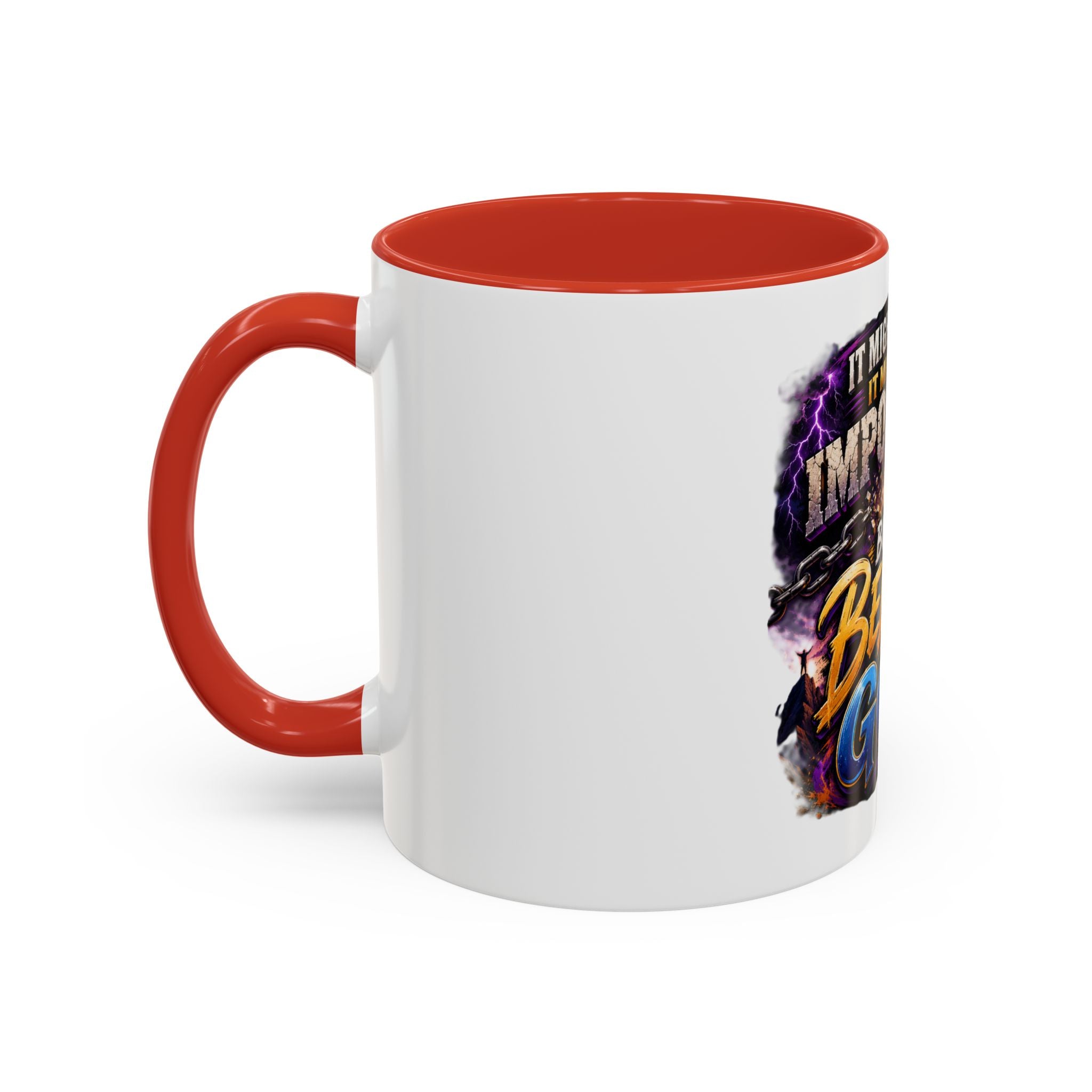 Believe God Coffee Mug — Inspirational Christian Faith Accent Mug (11/15oz)