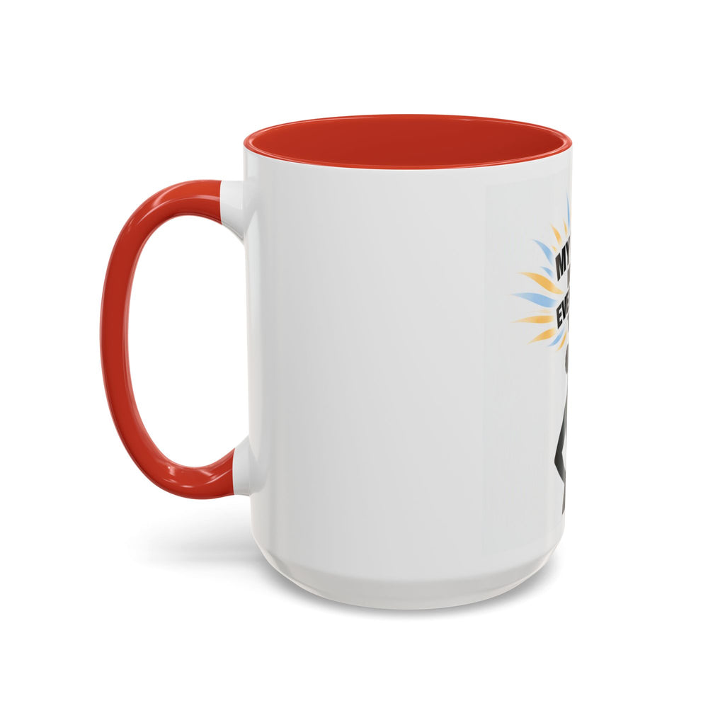 My Peace Means Everything to Me Accent Coffee Mug — Inspirational Self-Care Ceramic Mug