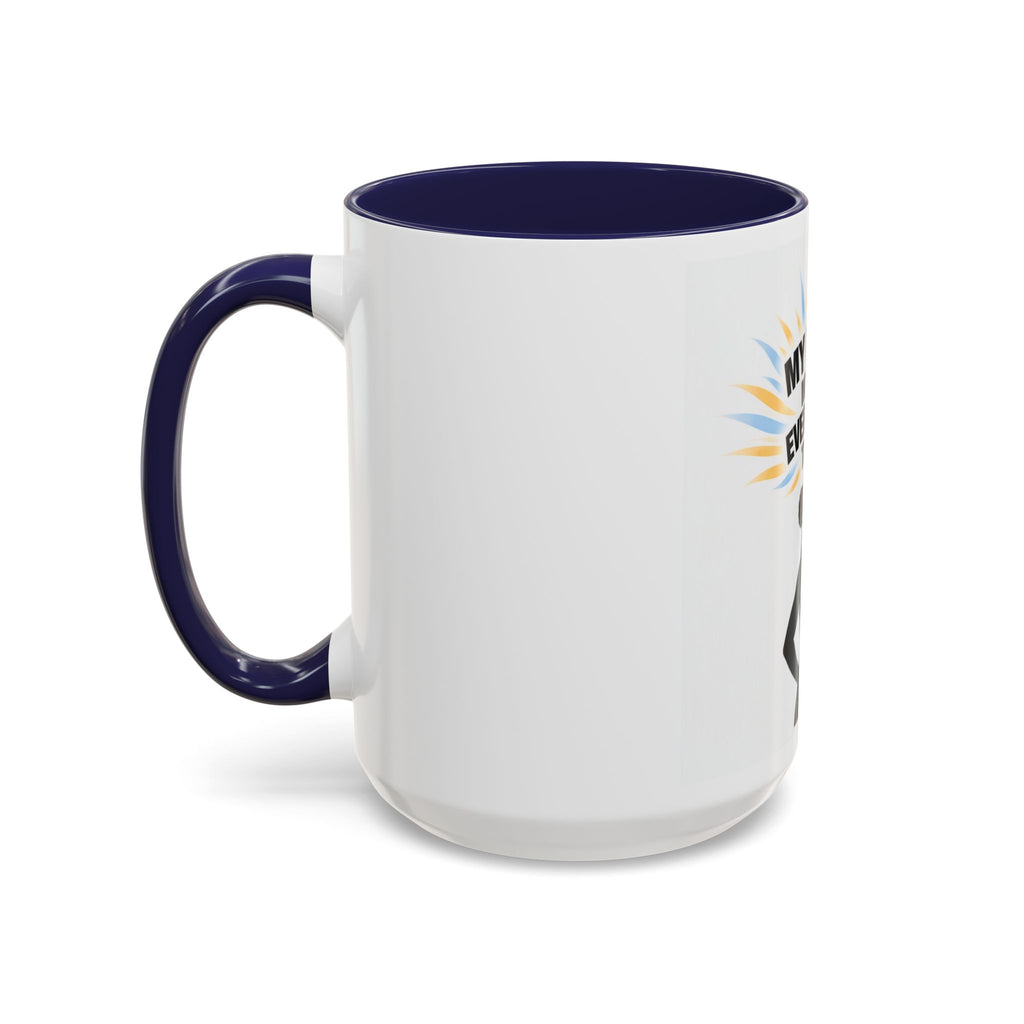 My Peace Means Everything to Me Accent Coffee Mug — Inspirational Self-Care Ceramic Mug